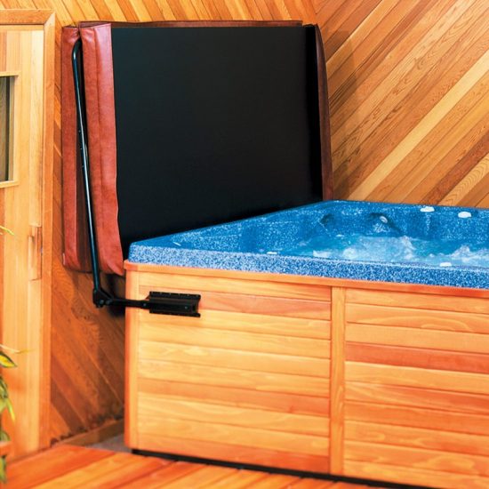 The ultra lift hot tub cover lifter.
